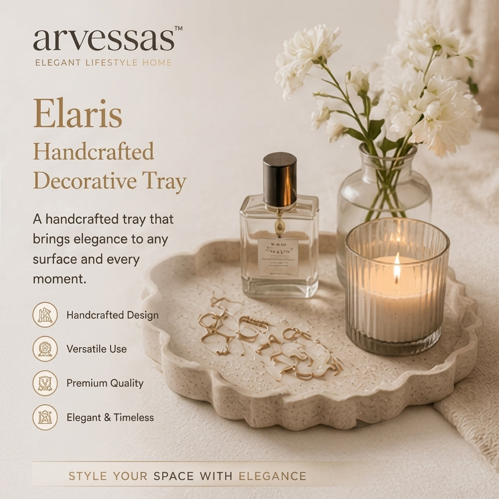 arvessas™ Elaris Handcrafted Decorative Tray